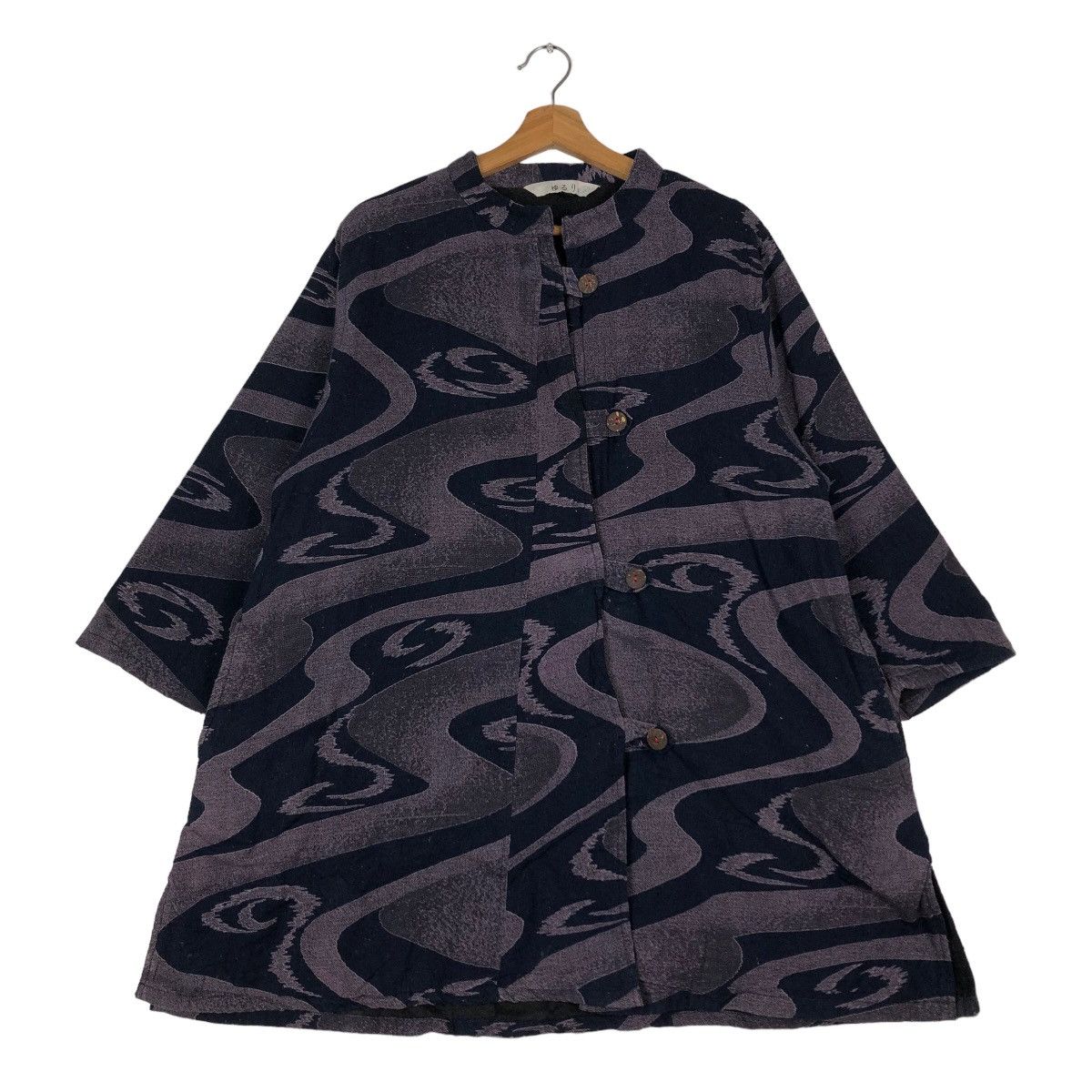 Japanese Brand Vintage Over Print Jacket Japanese Traditional Issey Miyake Size US M / EU 48-50 / 2 - 1 Thumbnail