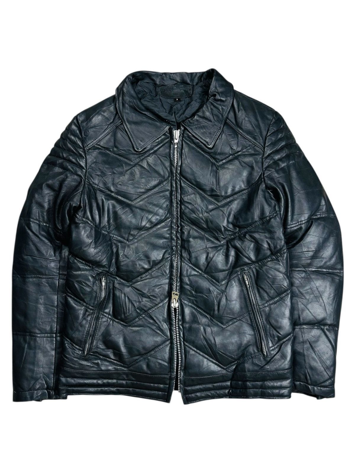 ジャケット・アウター OOs ekam leather jacket Ekam Ekam asymmetrical extra long sleeve leather jacket | Grailed