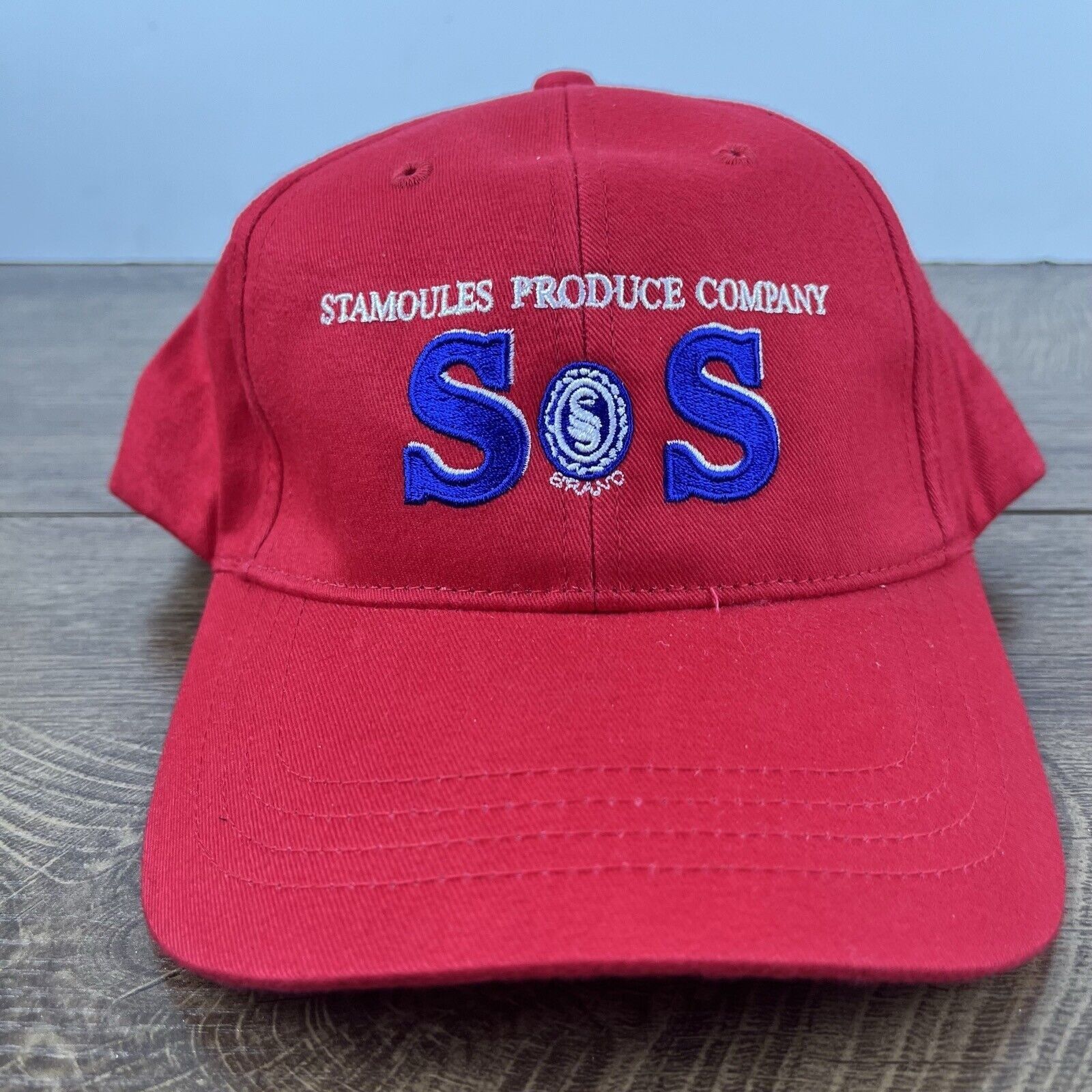 Other Stomoules Produce Hat SOS Hat Red Cap Hat Adjustable Hat Red Size ONE SIZE - 1 Thumbnail
