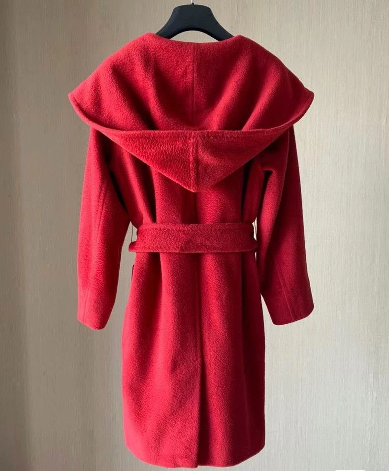 Max Mara Max Mara Classic red bathrobe coat Size M / US 6-8 / IT 42-44 - 4 Thumbnail