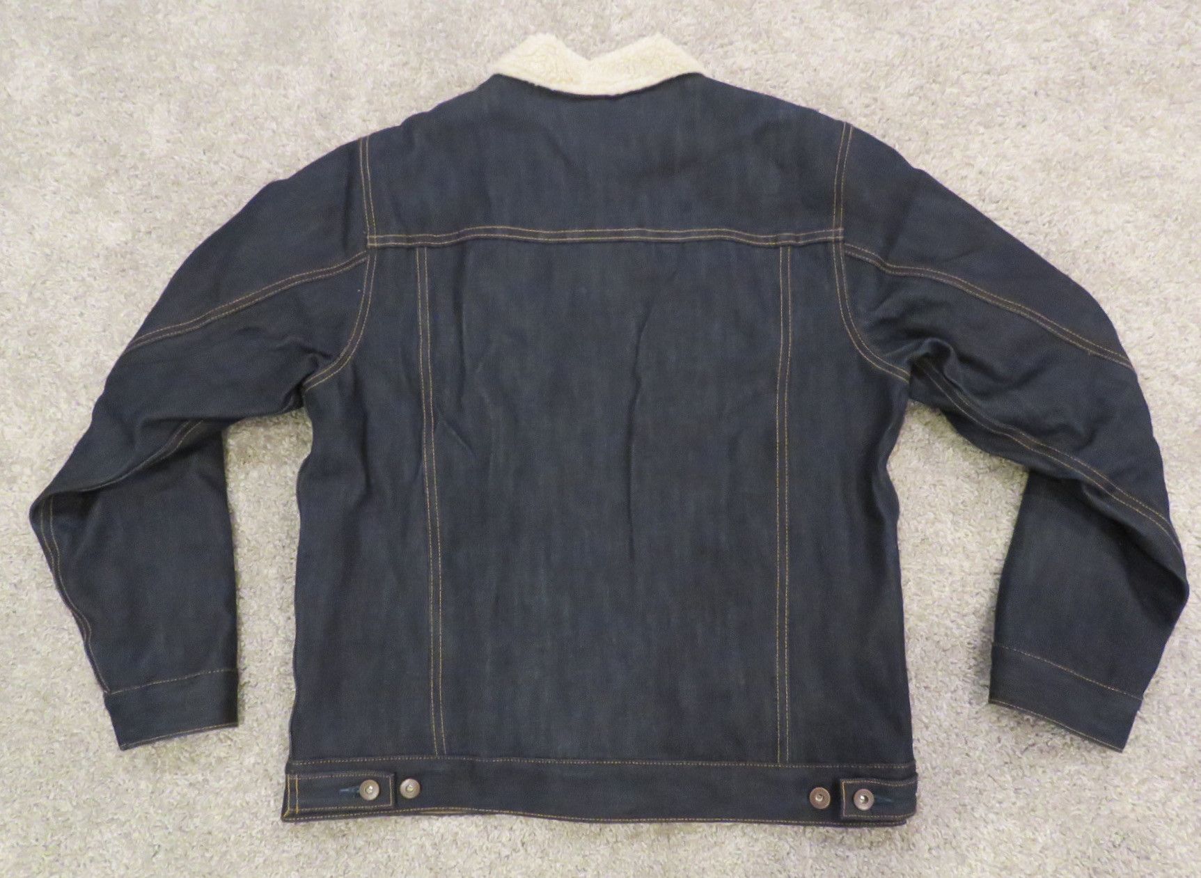 Tellason Tellason Sherpa Lined Denim Jacket White Oak, Large NWOT Size US L / EU 52-54 / 3 - 3 Thumbnail