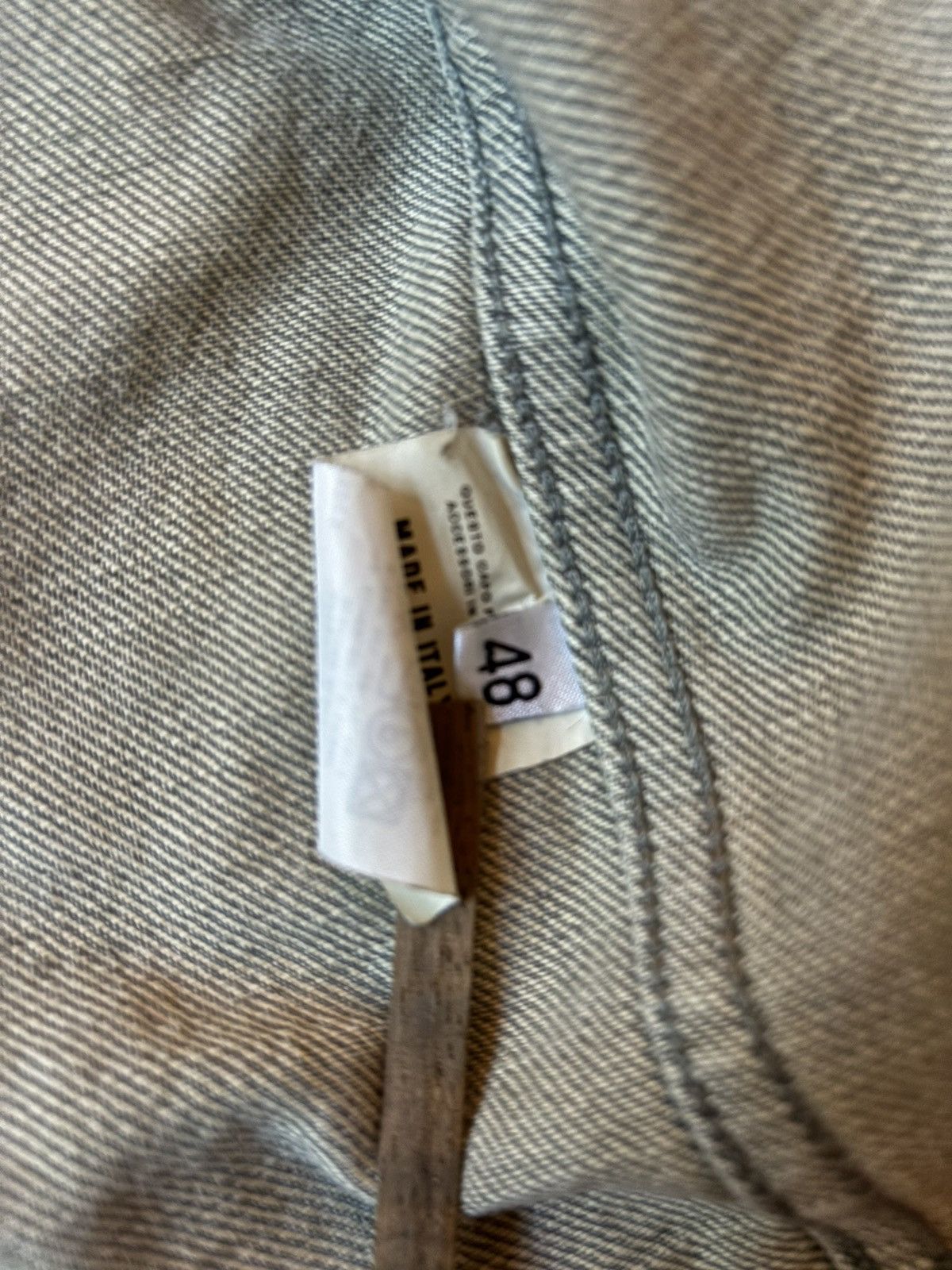 Helmut Lang Helmut Lang Grey Denim jacket Size US M / EU 48-50 / 2 - 3 Thumbnail