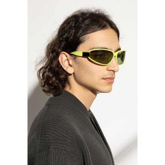 Gucci NEW GUCCI SUNGLASSES GREEN MEN EYEWEAR GUCCI GG2011S 002 Size ONE SIZE - 3 Thumbnail