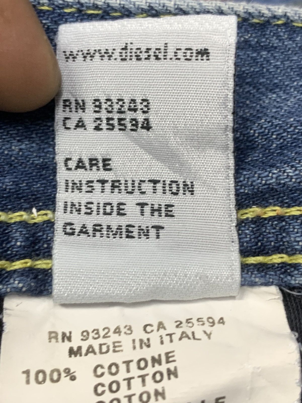 Diesel × Vintage Vintage DIESEL jean Made in Italy Size US 38 / EU 54 - 10 Thumbnail