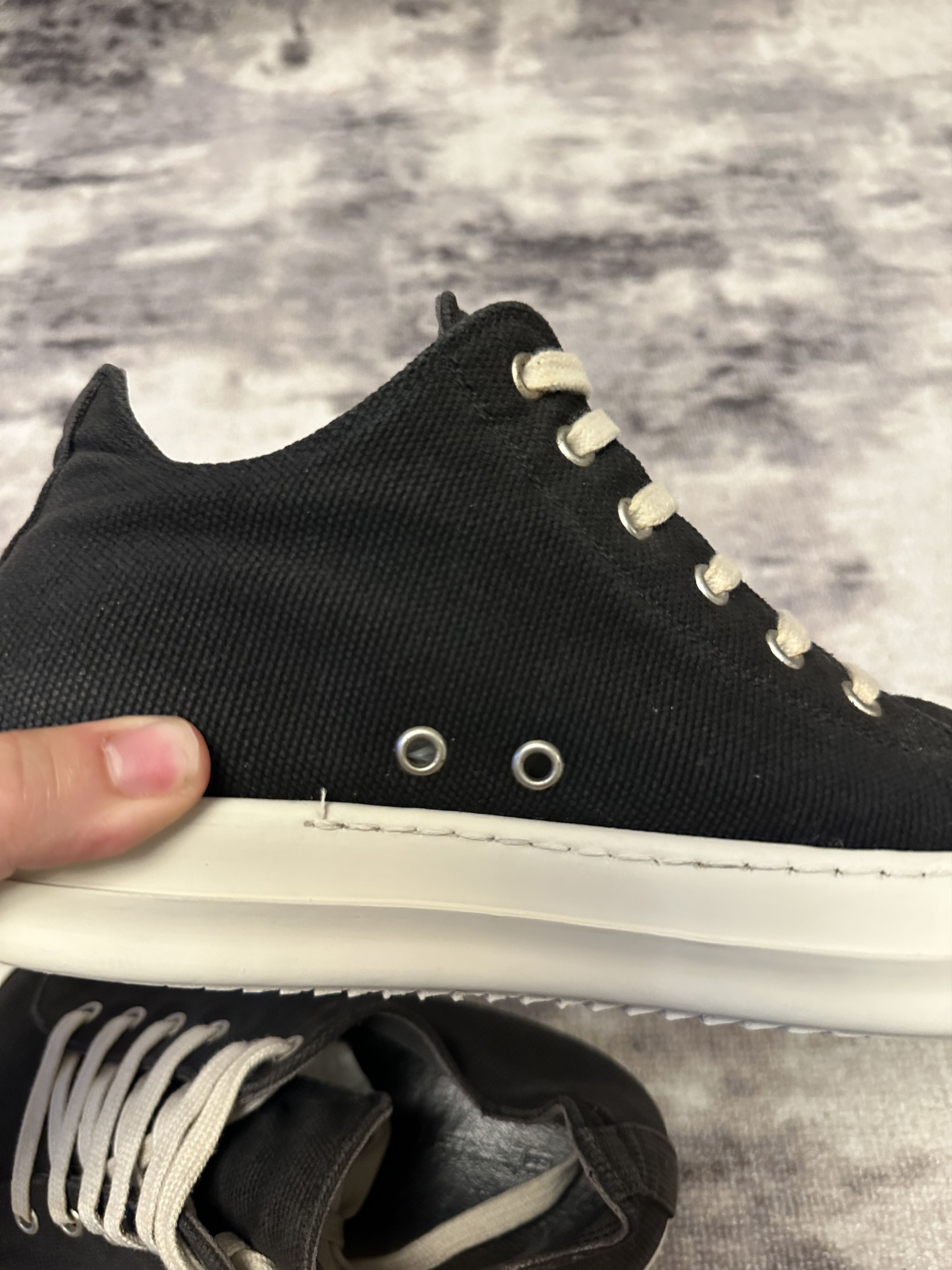Rick Owens Rick Owens Ramones Low Black Size US 9 / EU 42 - 11 Thumbnail