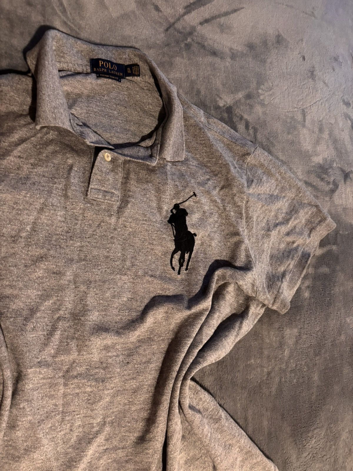 Polo Ralph Lauren Polo Ralph Lauren - Grey Chief Keef Polo Size US XL / EU 56 / 4 - 3 Thumbnail
