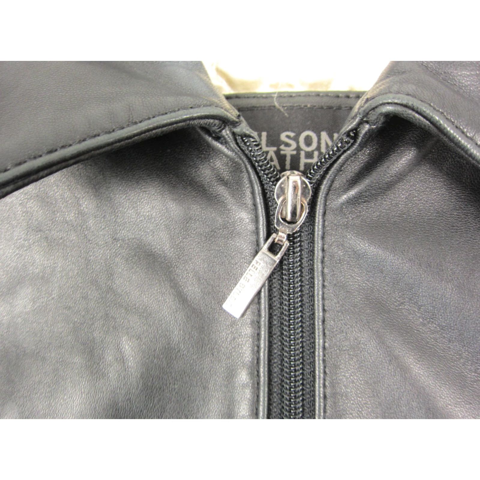 Vintage VINTAGE Wilsons Leather Jacket Womens Large Black Thinsulate Pelle Studio 90s Size L / US 10 / IT 46 - 3 Thumbnail
