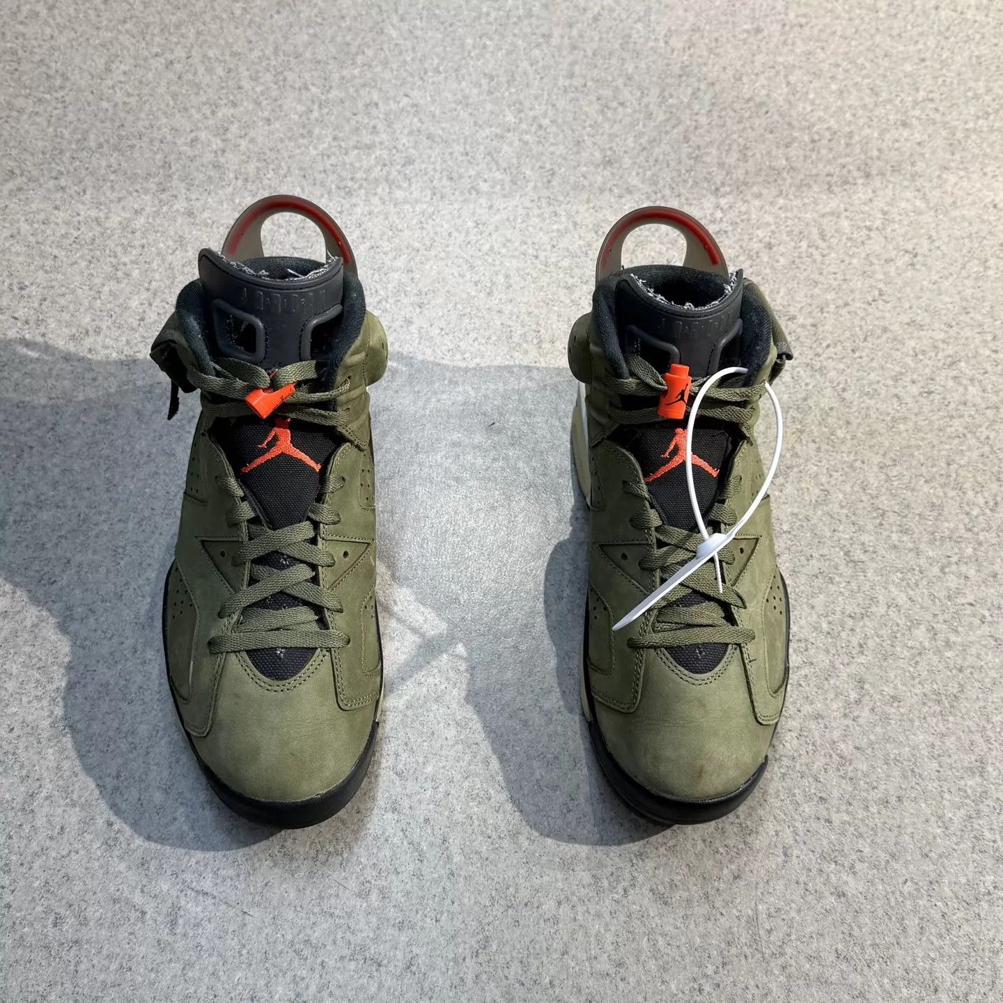 Nike AJ6 TS Black Olive Green 42.5 OG Box Near Mint Size US 9.5 / EU 42-43 - 5 Thumbnail