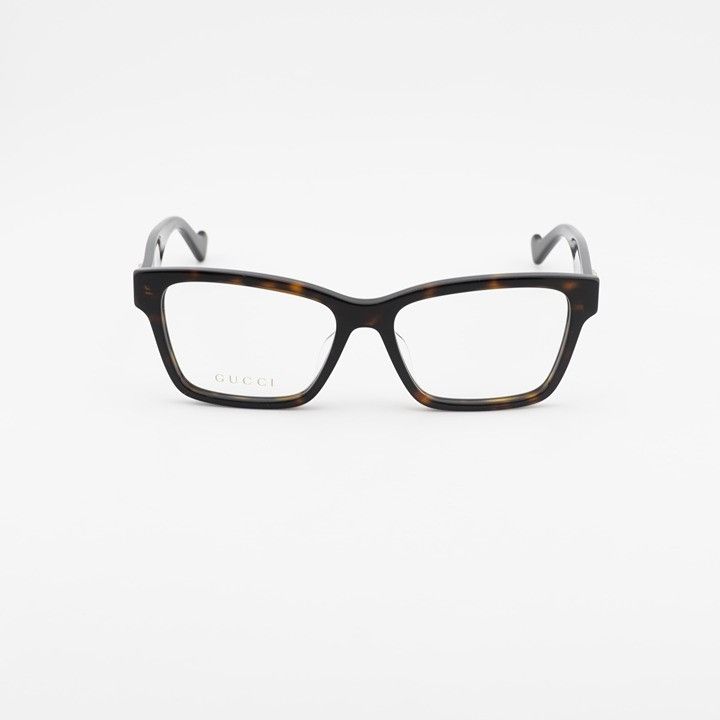 Gucci Gucci GG1476OK 002 Square Eyeglasses - Dark Havana 55mm Size ONE SIZE - 2 Thumbnail