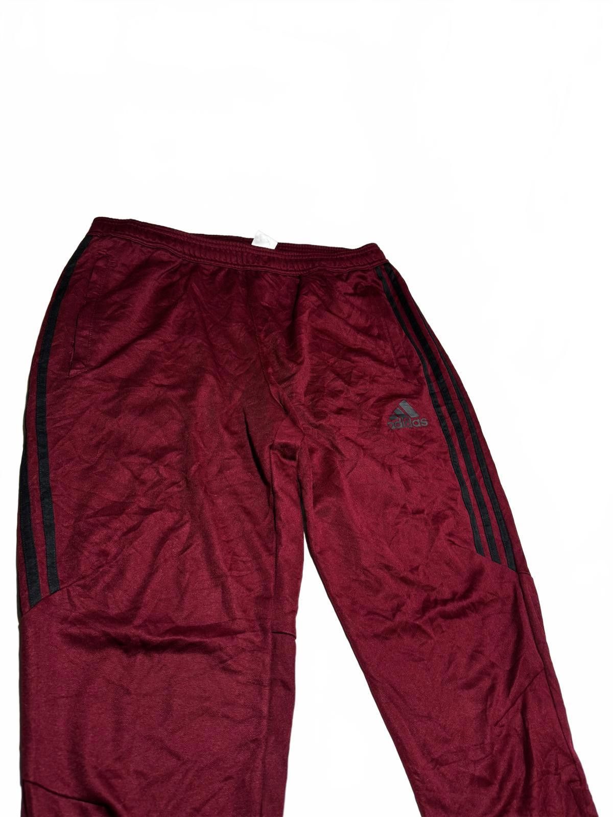 Adidas Men's Adidas Maroon Tracksuit Bottoms Size US 36 / EU 52 - 2 Thumbnail