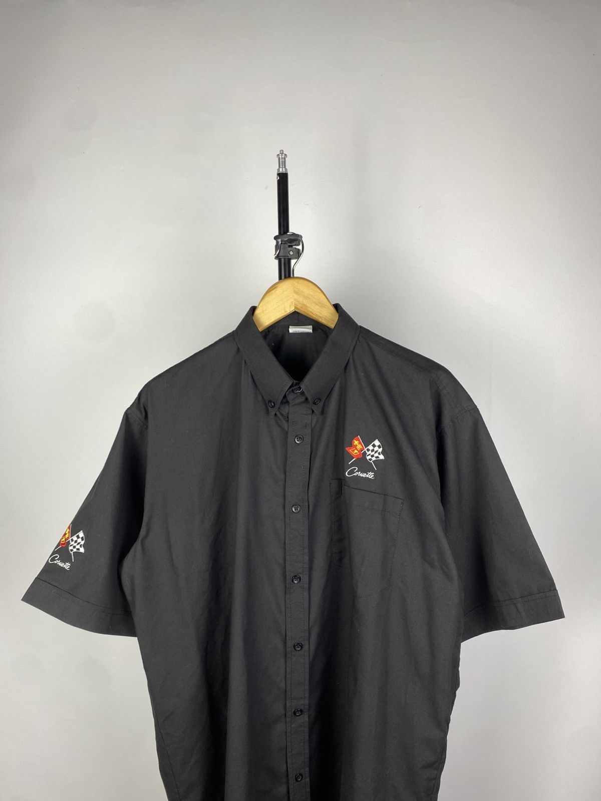 Chevrolet × Vintage VINTAGE 90s CORVETTE RACING LOGO Short Sleeve SHIRT Size US XXL / EU 58 / 5 - 3 Thumbnail