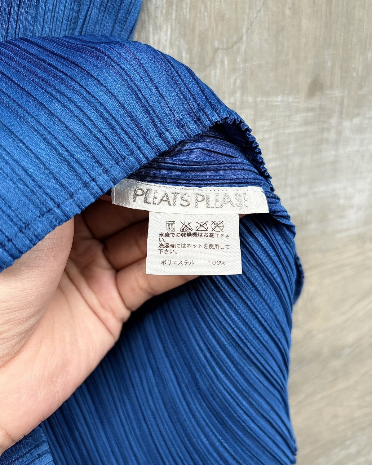 Issey Miyake Issey Miyake Pleats Please Blue Women Tanktop Size S / US 4 / IT 40 - 6 Thumbnail