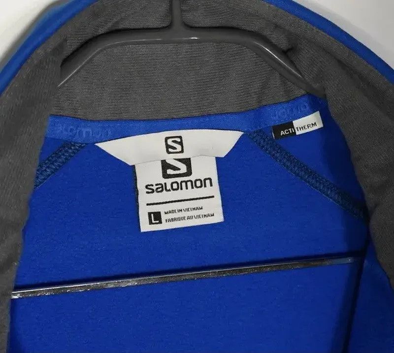 Salomon Salomon Acti Therm Men's Vest Size L Blue Size US L / EU 52-54 / 3 - 8 Thumbnail