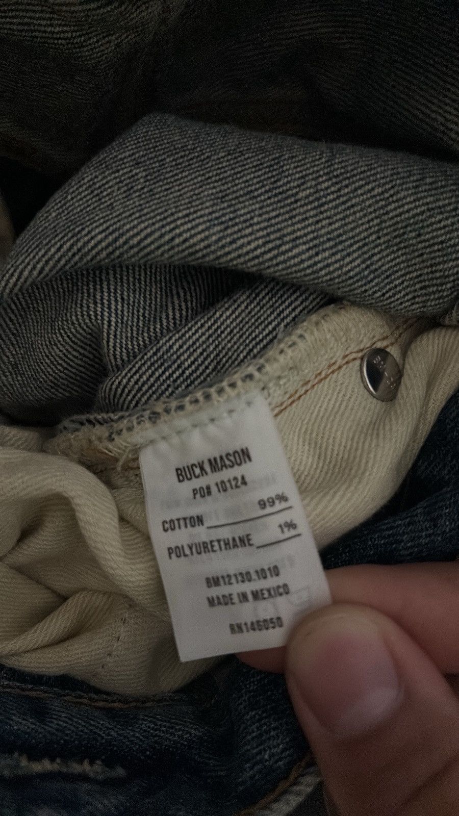 Buck Mason Buck Mason Blue Indigo Jeans Size US 32 / EU 48 - 3 Thumbnail