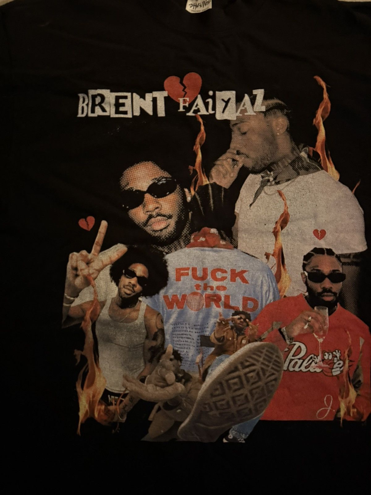Band Tees × Vintage Brent Faiyaz T-shirt Size US XL / EU 56 / 4 - 2 Thumbnail