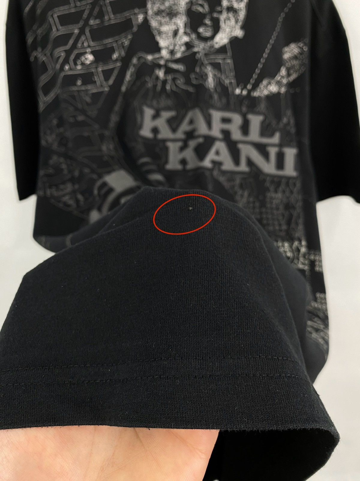 Karl Kani × Vintage 🇺🇸 Vintage 90s Karl Kani Rap Big Logo T-Shirt Y2K Rare Retro Size US L / EU 52-54 / 3 - 8 Thumbnail