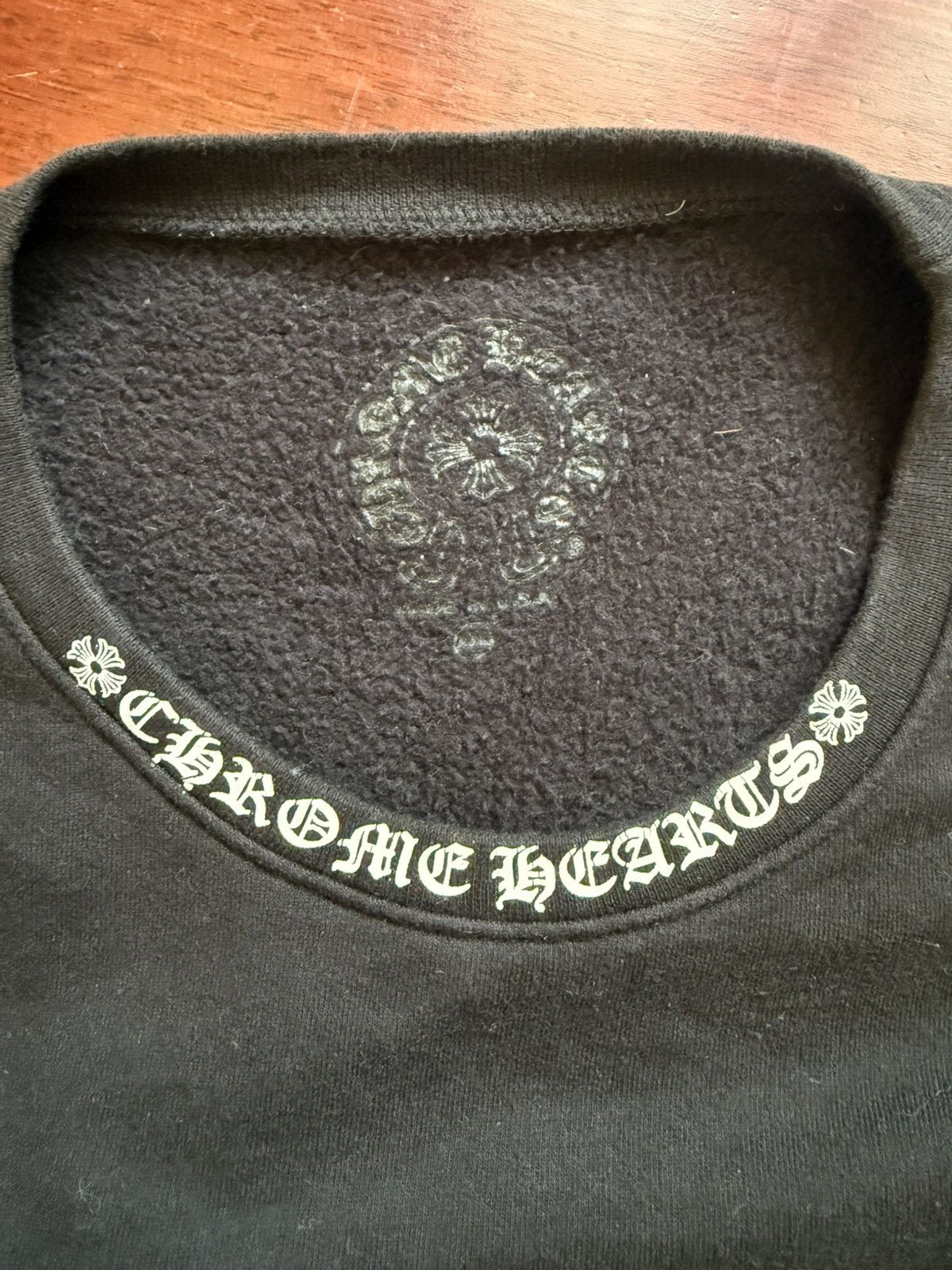 Chrome Hearts Chrome Hearts Black and White Crewneck Size US XXL / EU 58 / 5 - 4 Thumbnail