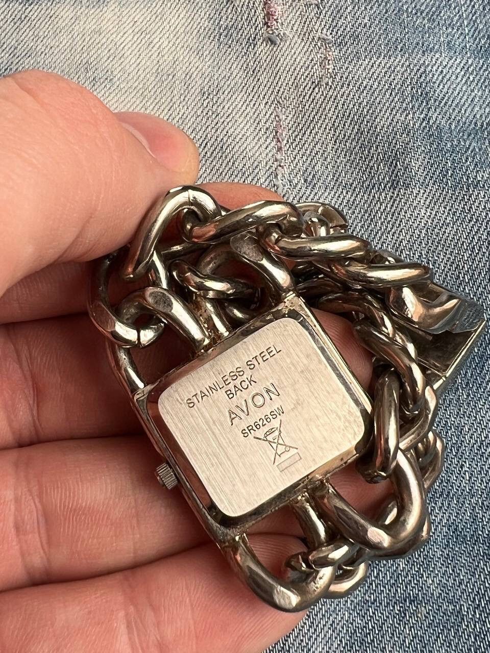 Japanese Brand × Vintage Vintage Japanese style Chain Metal futuristic Watch Bracelet Size ONE SIZE - 3 Thumbnail