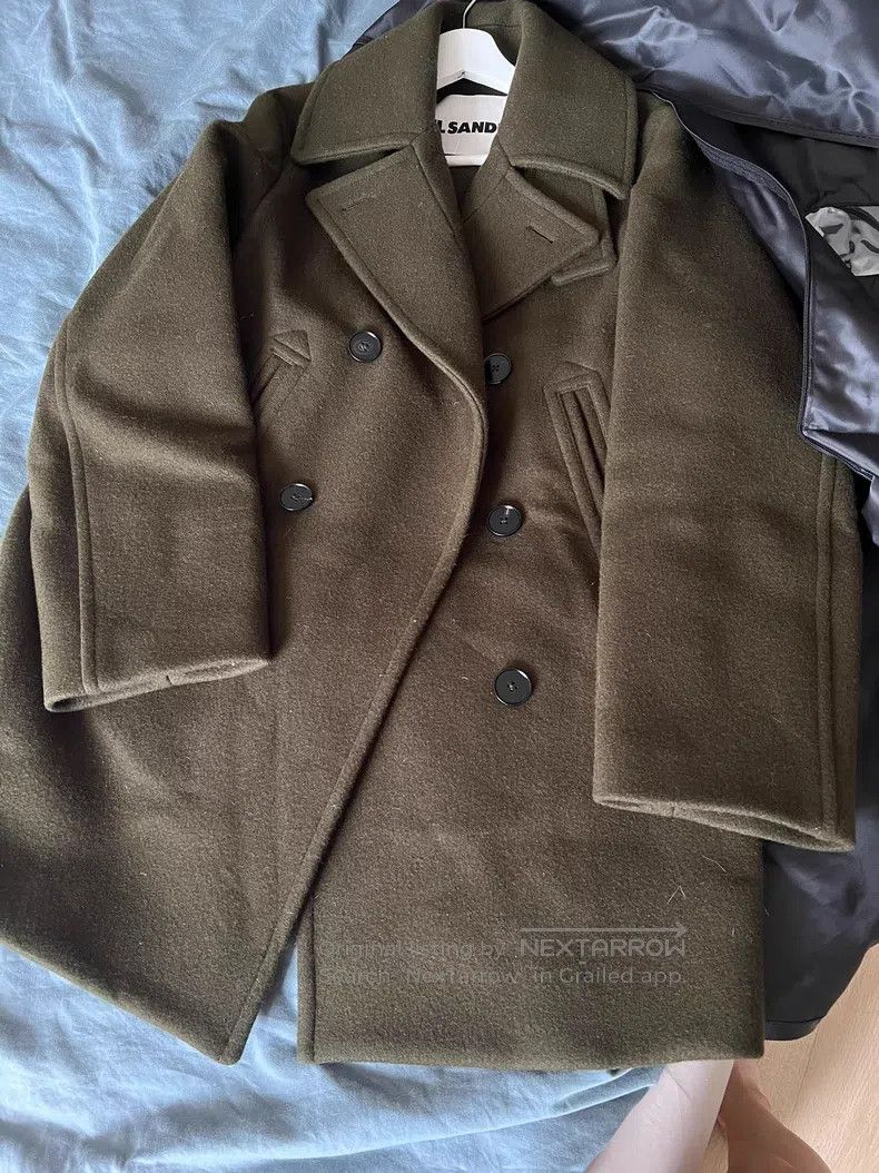 Jil Sander Jil Sander size 34 Military Green Coat Timeless Classic Sty Size S / US 4 / IT 40 - 8 Thumbnail