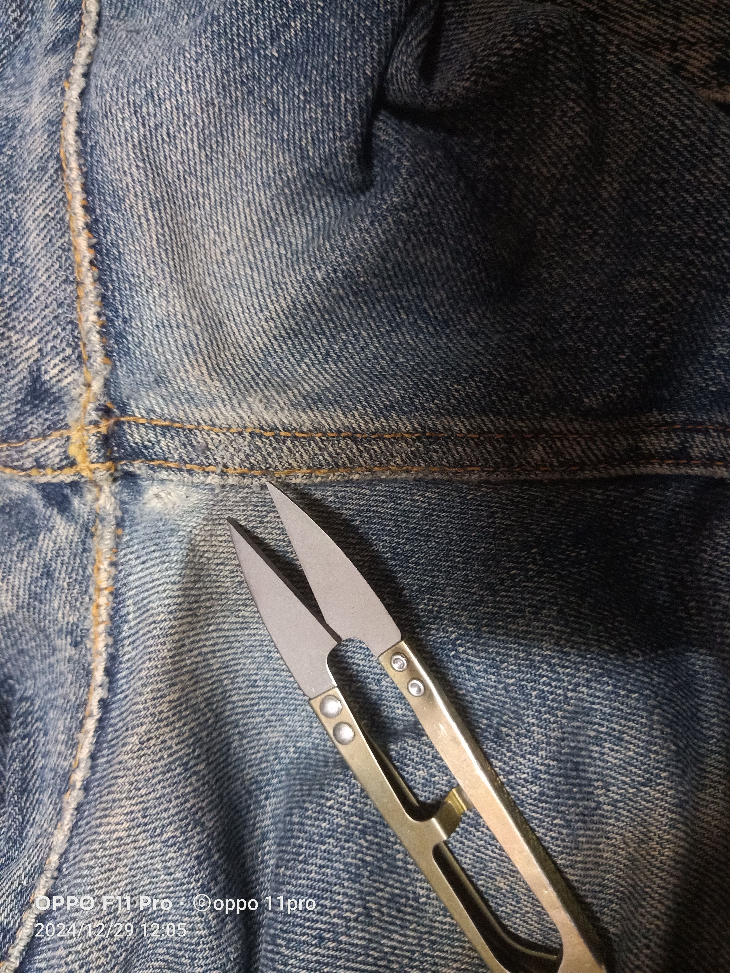 45rpm × Japanese Brand 45 Rpm Denim SunFaded Vintage Distressdenim Size US 34 / EU 50 - 10 Thumbnail