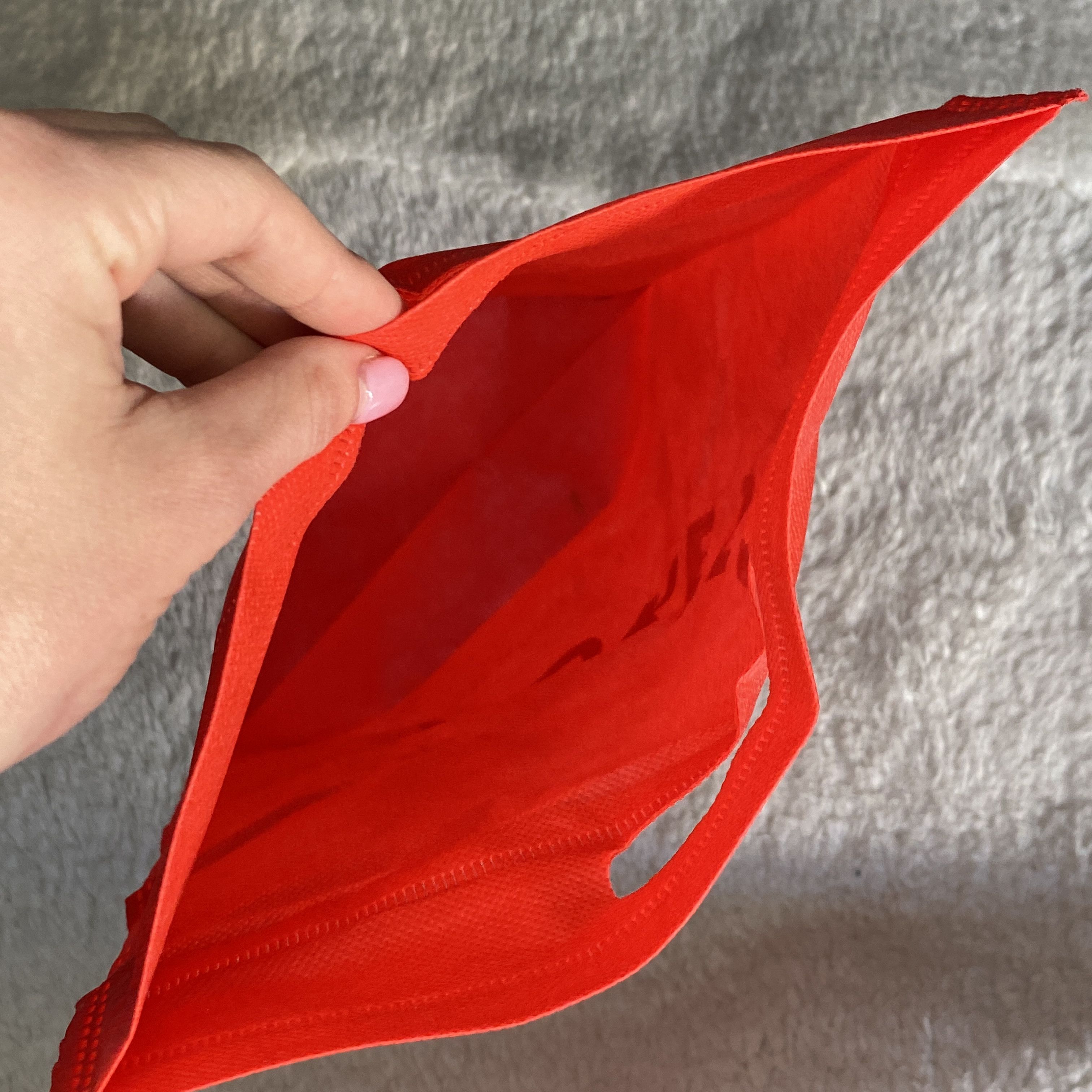 Other Poketo Red Reusable Shopping Tote Bag | Non-Woven Size ONE SIZE - 3 Thumbnail