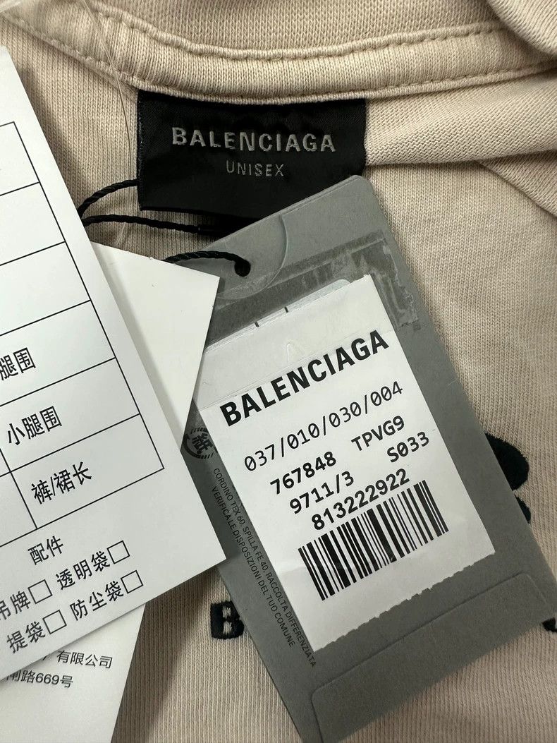 Balenciaga Balenciaga size 3 Monogrammed printed crewneck pullover T-s Size US M / EU 48-50 / 2 - 4 Thumbnail