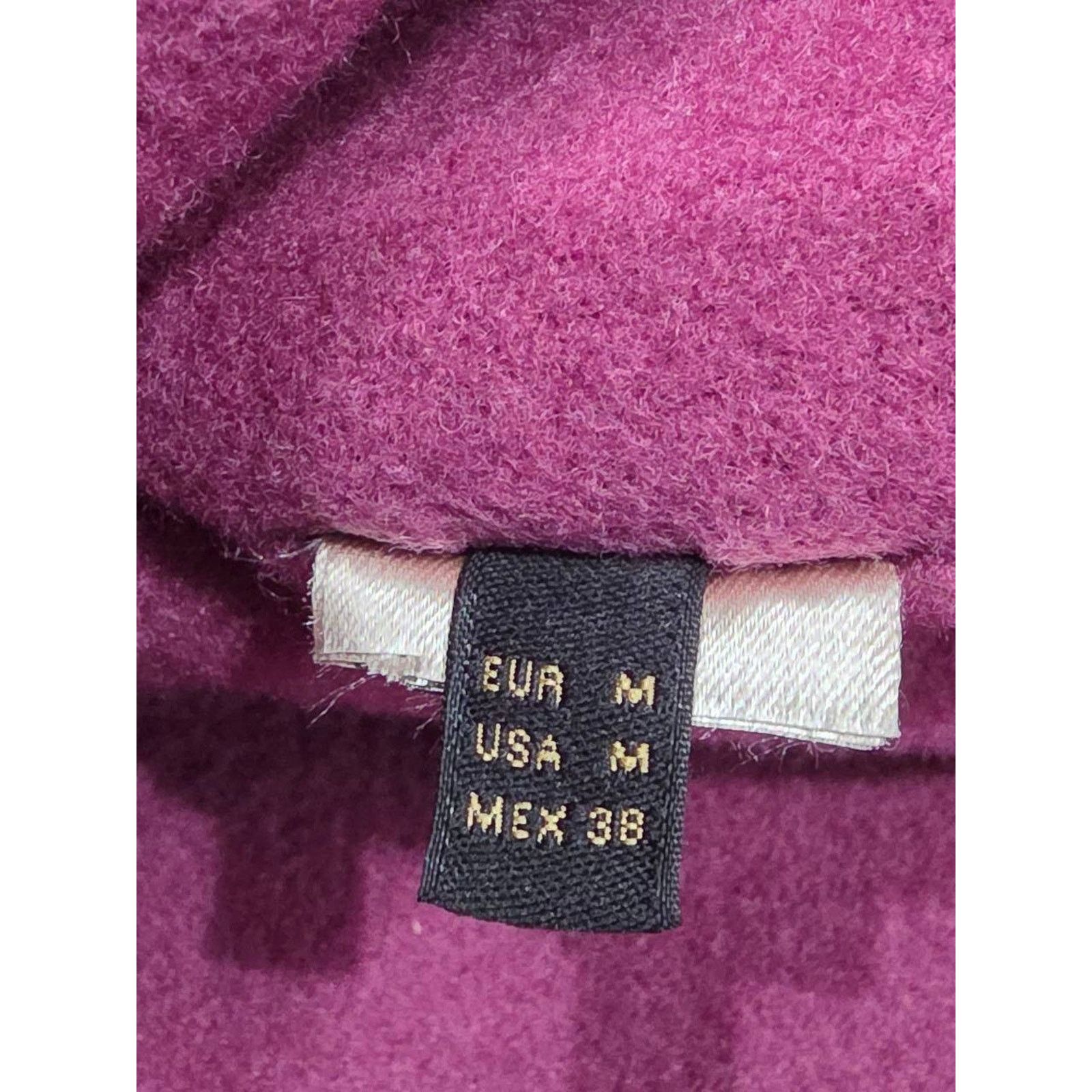 Massimo Dutti Mossimo Dutti wool women's coat with Purple Medium A003603 Size M / US 6-8 / IT 42-44 - 7 Thumbnail