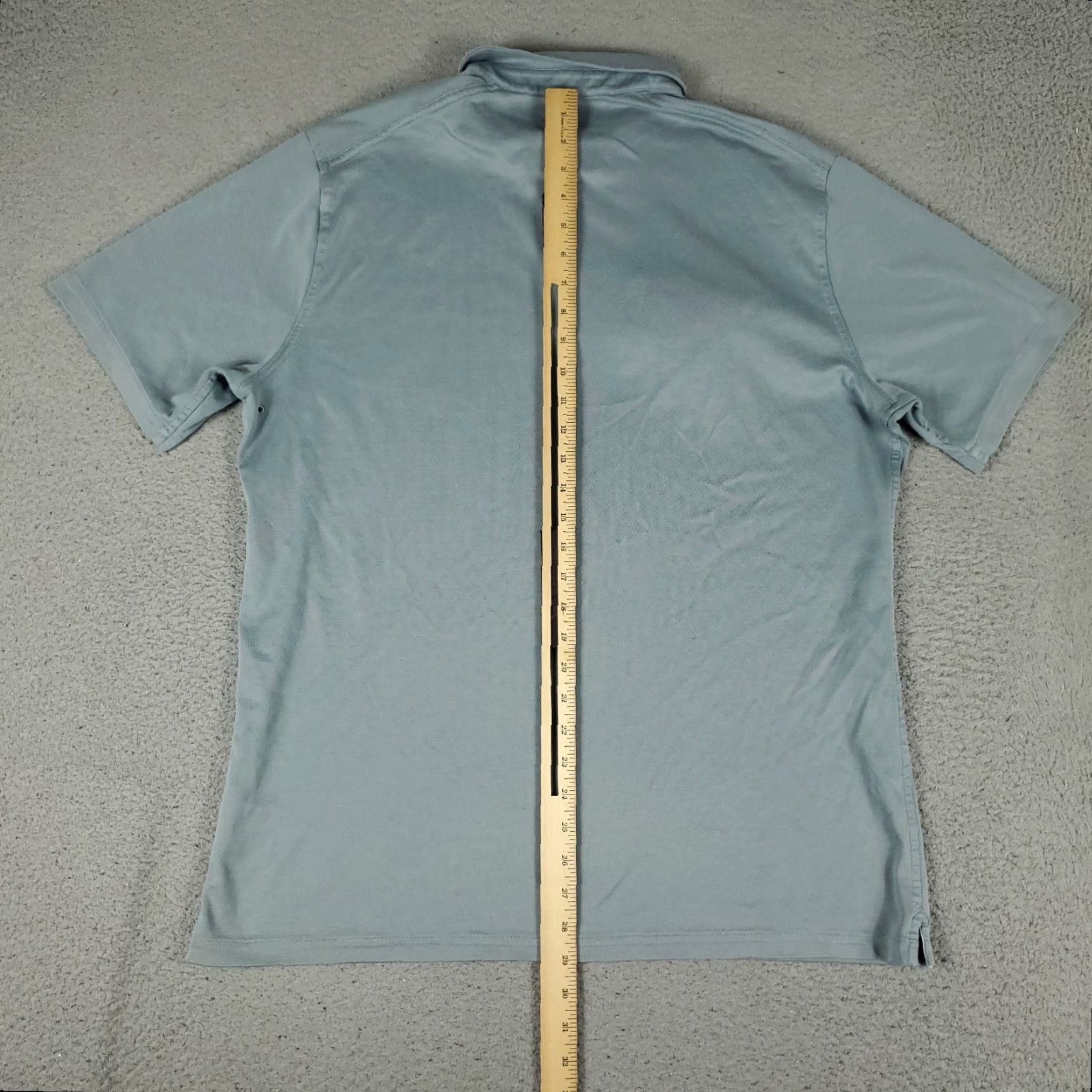 Nike Nike Polo Shirt Mens LT Gray/Blue Swoosh Golf Casual Short Sleeve Polo Size US L / EU 52-54 / 3 - 3 Thumbnail