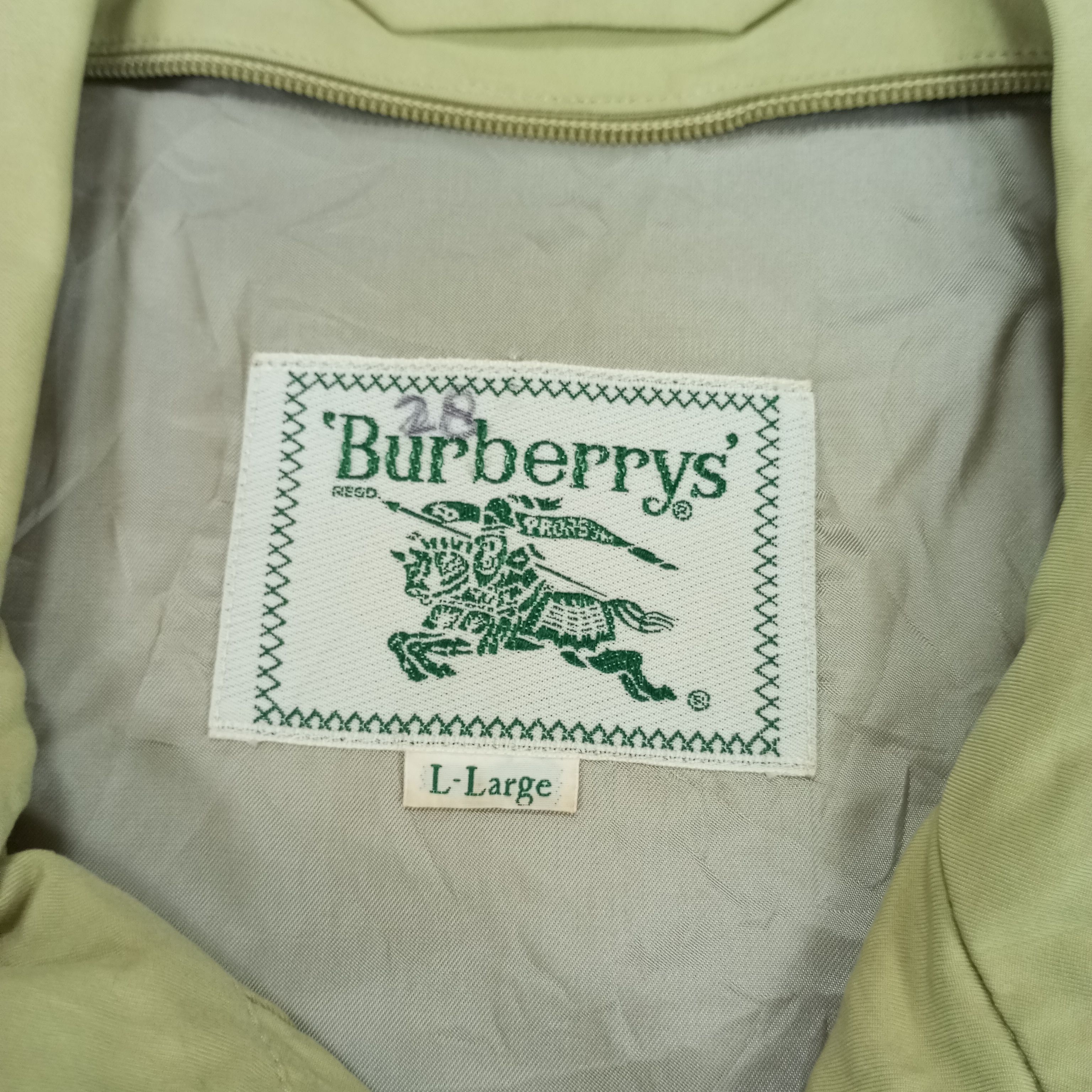 Burberry × Vintage Burberrys Small Logo Design Fashion Style Jacket Size US XL / EU 56 / 4 - 6 Thumbnail