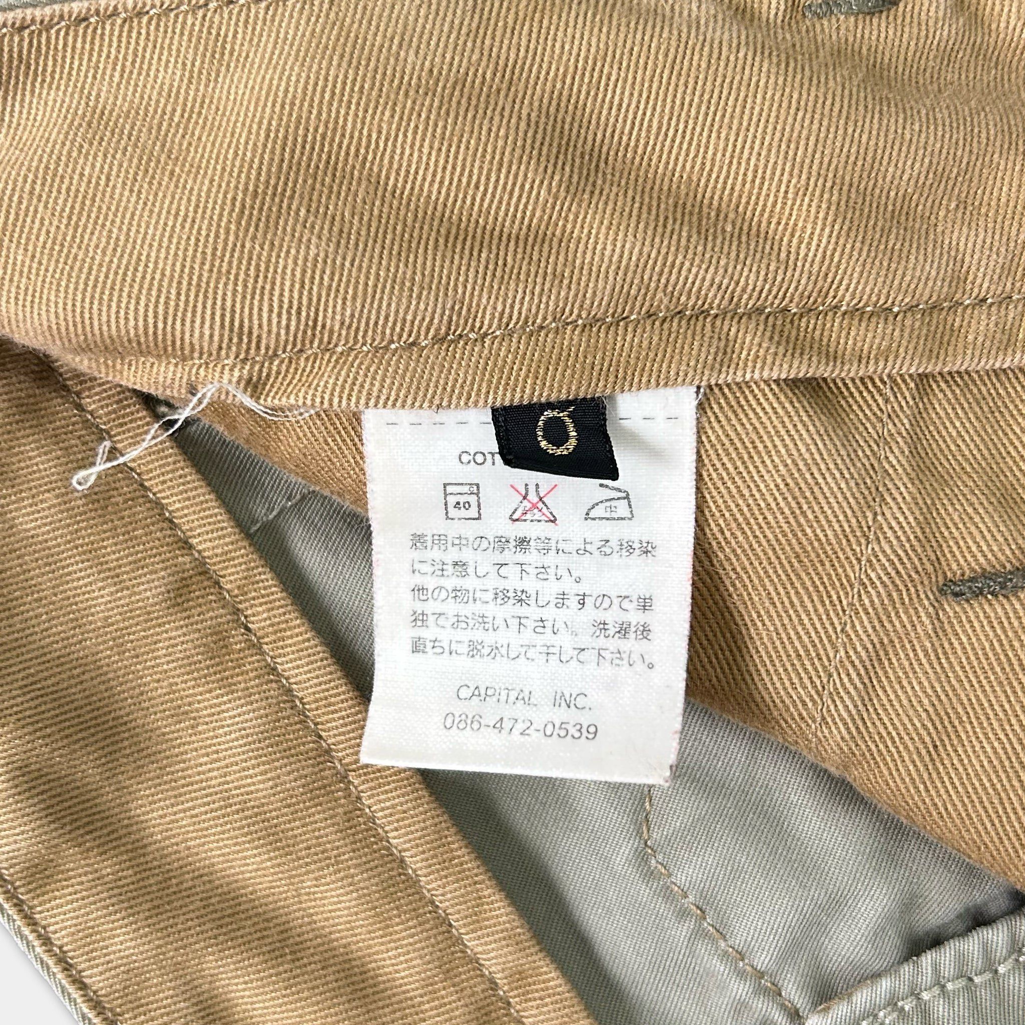 Kapital Kapital Khaki Wide-Leg Pants Size US 29 - 6 Thumbnail