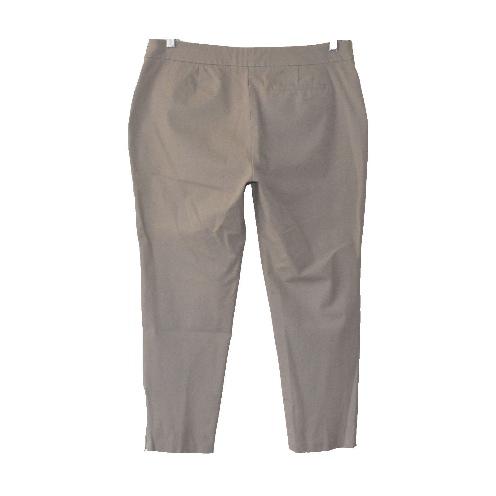 Eileen Fisher EILEEN FISHER Beige Organic Cotton Blend Ankle Zip Pants M Size 34" / US 12 / IT 48 - 2 Thumbnail