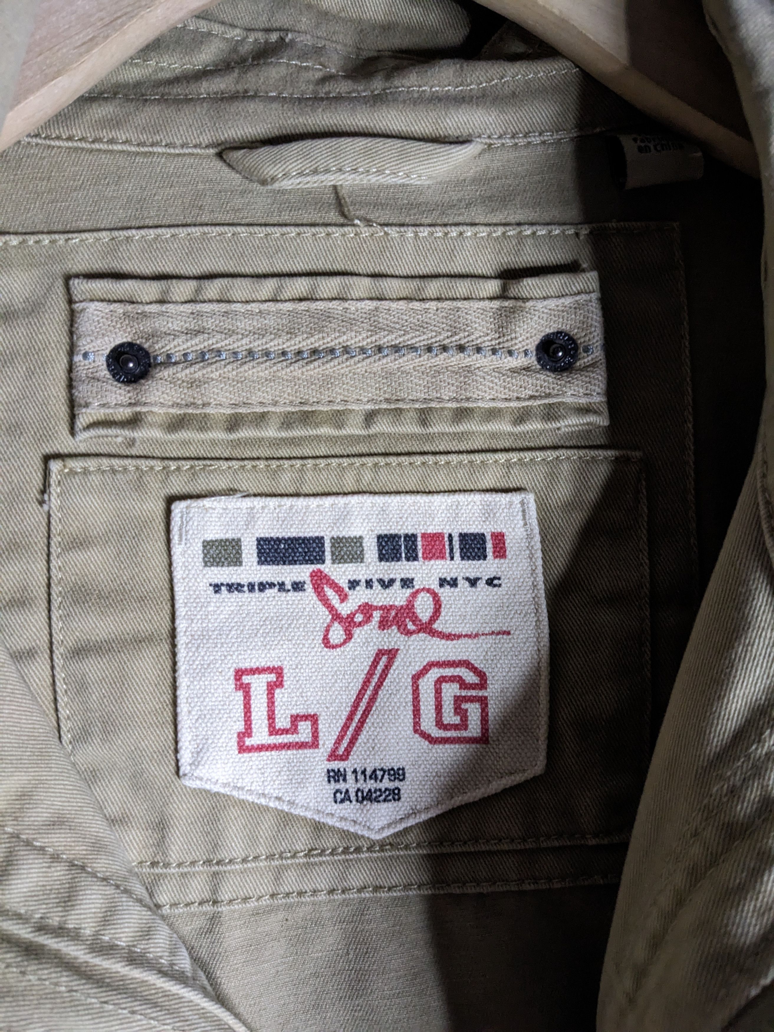 Triple 5 Soul VTG Triple Five Soul Military Field Jacket Large Canvas Y2K Size US L / EU 52-54 / 3 - 11 Thumbnail