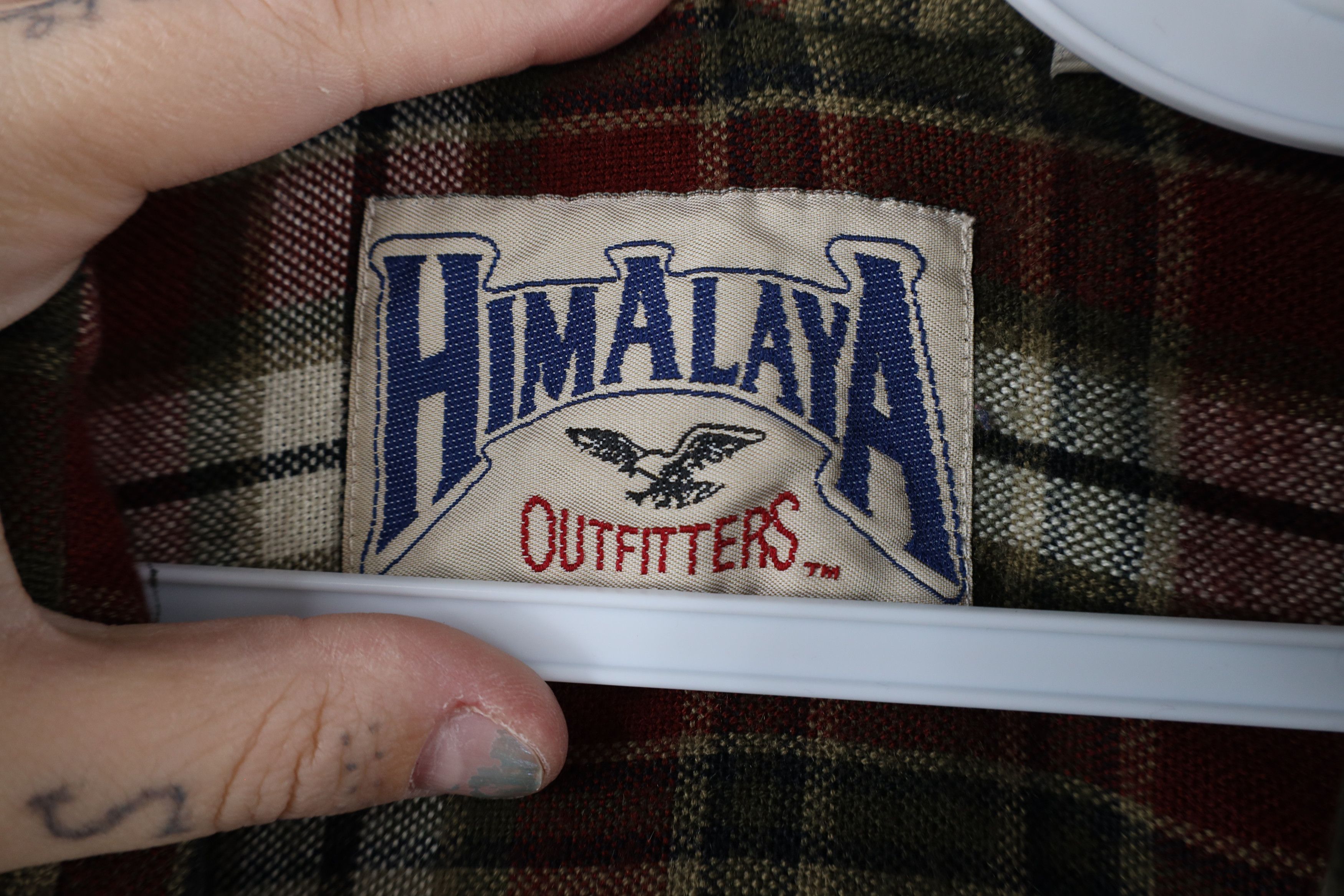 Vintage Vintage 90s Streetwear Knit Flannel Collared Button Shirt Size US XXL / EU 58 / 5 - 9 Thumbnail
