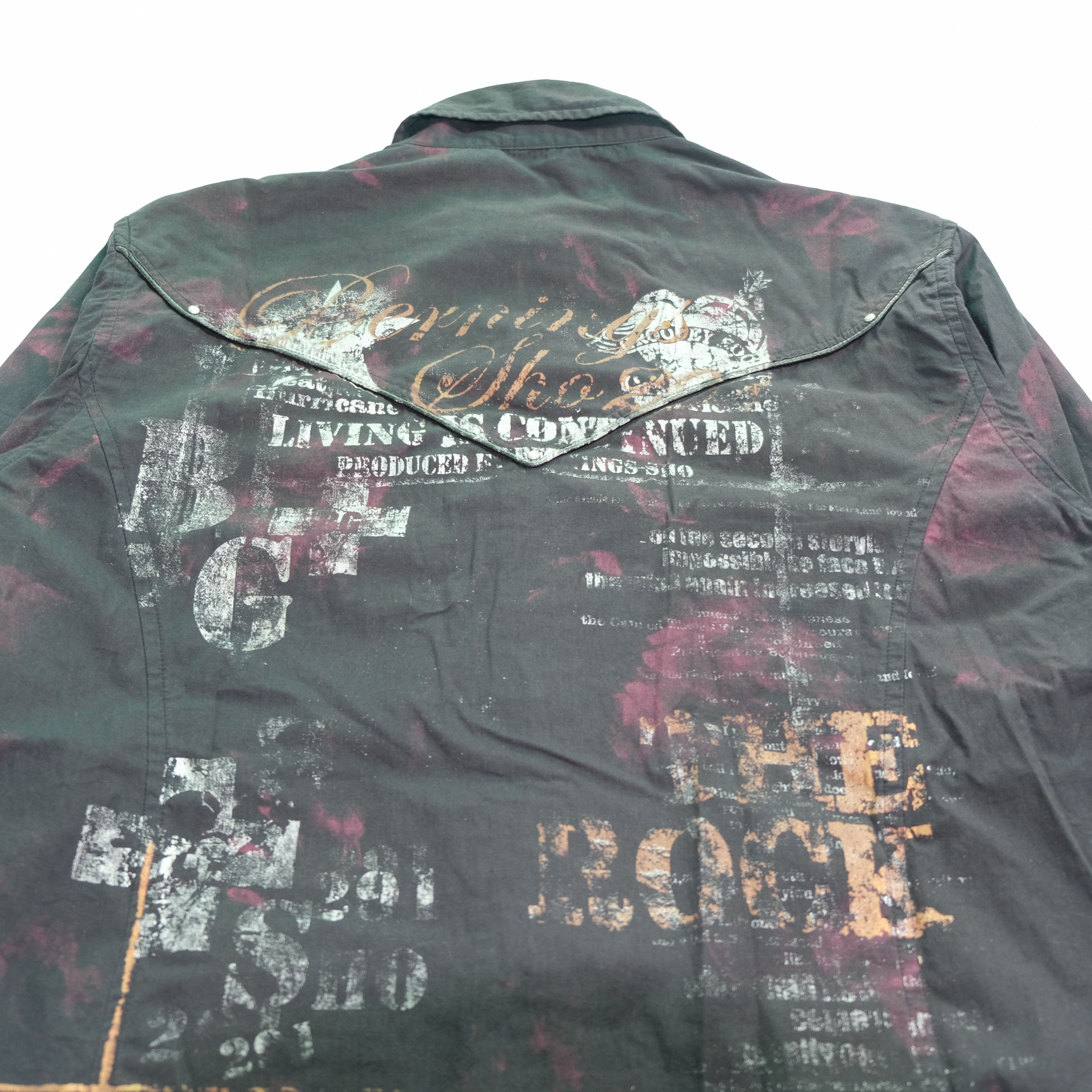 BERNINGS SHO Bernings sho gothic punk button up longsleeve shirt Size US M / EU 48-50 / 2 - 8 Thumbnail