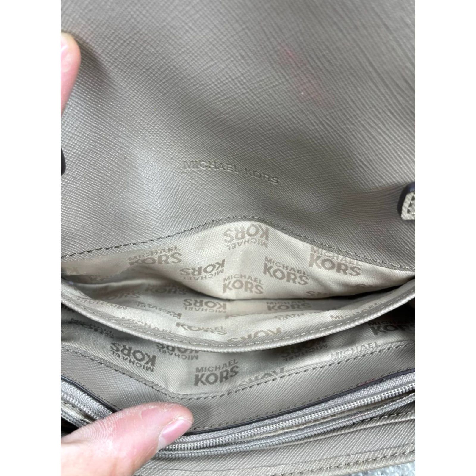 Michael Kors Michael Kors Wallets Crossbody Womens Emerson Brown Leather Adjustable Chain Size ONE SIZE - 7 Thumbnail