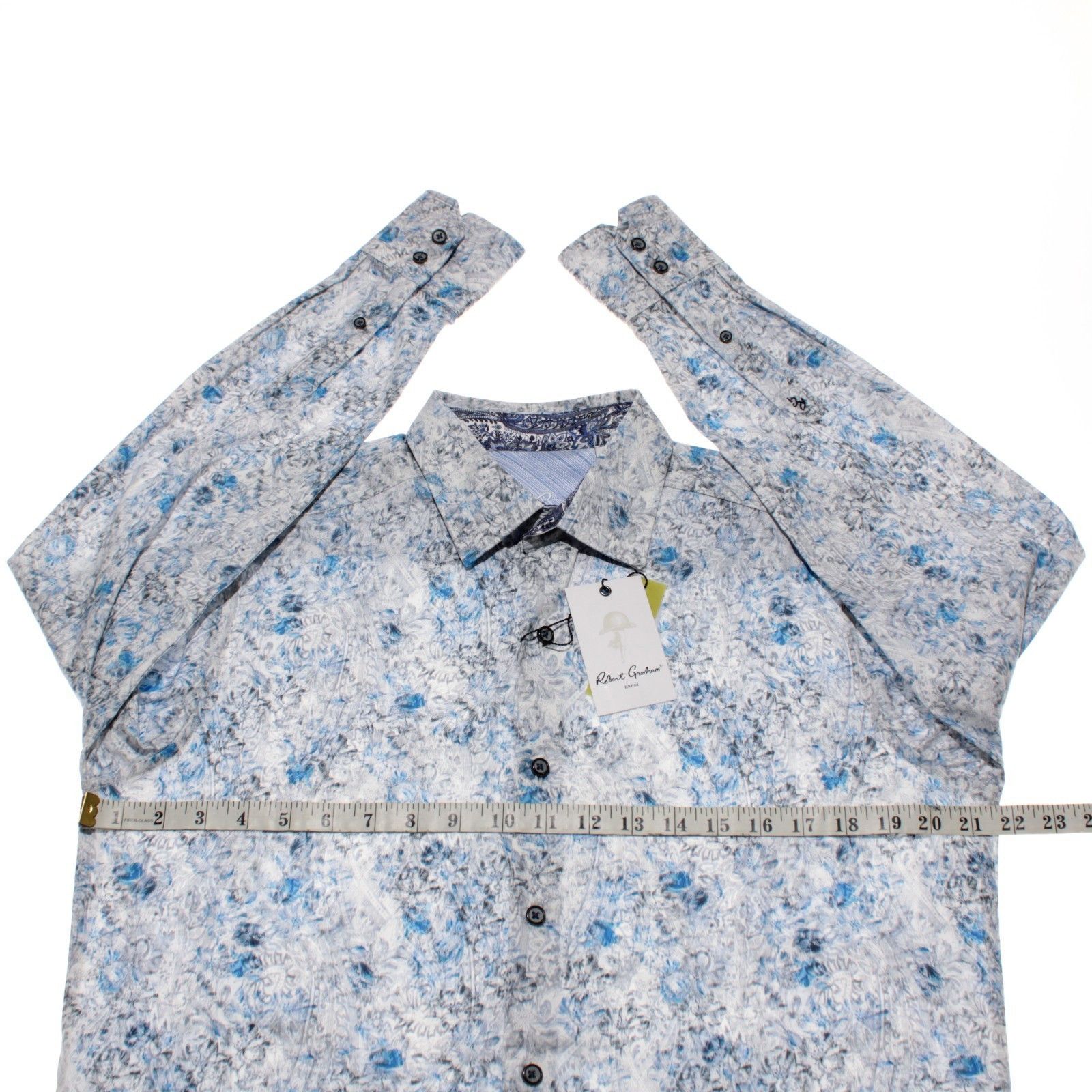 Robert Graham Robert Graham New with tags Shirt Size S US In Blue Size US S / EU 44-46 / 1 - 7 Thumbnail