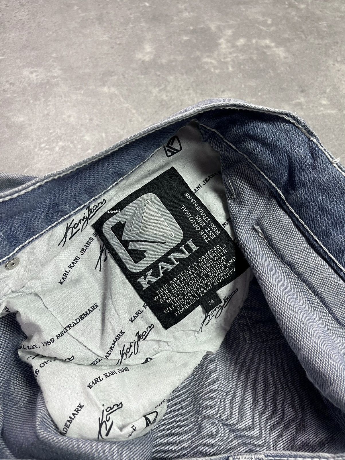 Karl Kani Karl Kani Multilogo Printed Baggy Denim Shorts Jorts 34 Rare Size US 34 / EU 50 - 7 Thumbnail