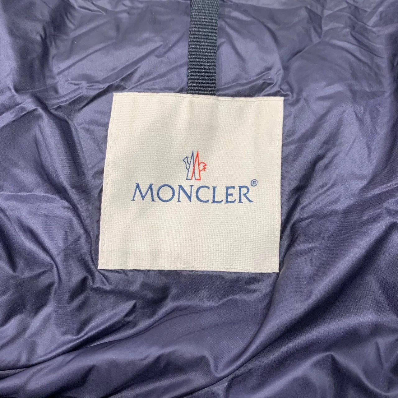 Moncler Moncler Navy Logo Velvet Collar Puffer Jacket Size 1 Size US S / EU 44-46 / 1 - 4 Thumbnail