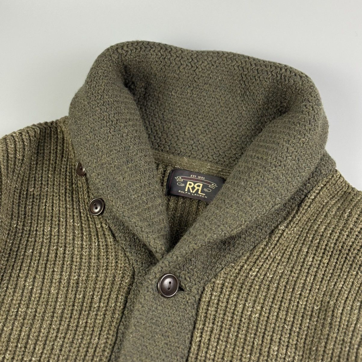 RRL Ralph Lauren RRL - Shawl Collar Cardigan Size US M / EU 48-50 / 2 - 2 Thumbnail