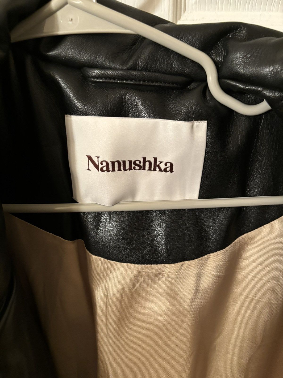 Nanushka Black Jamie Vegan Leather Jacket Size S / US 4 / IT 40 - 4 Thumbnail