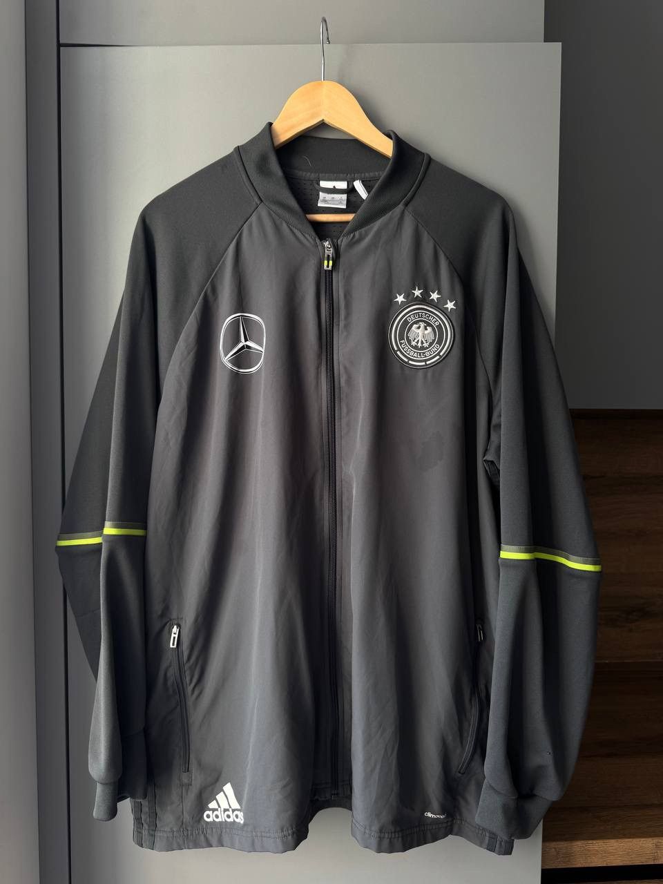 Adidas DFB Germany Soccer Football Track Jacket Mercedes Size US XXL / EU 58 / 5 - 1 Thumbnail