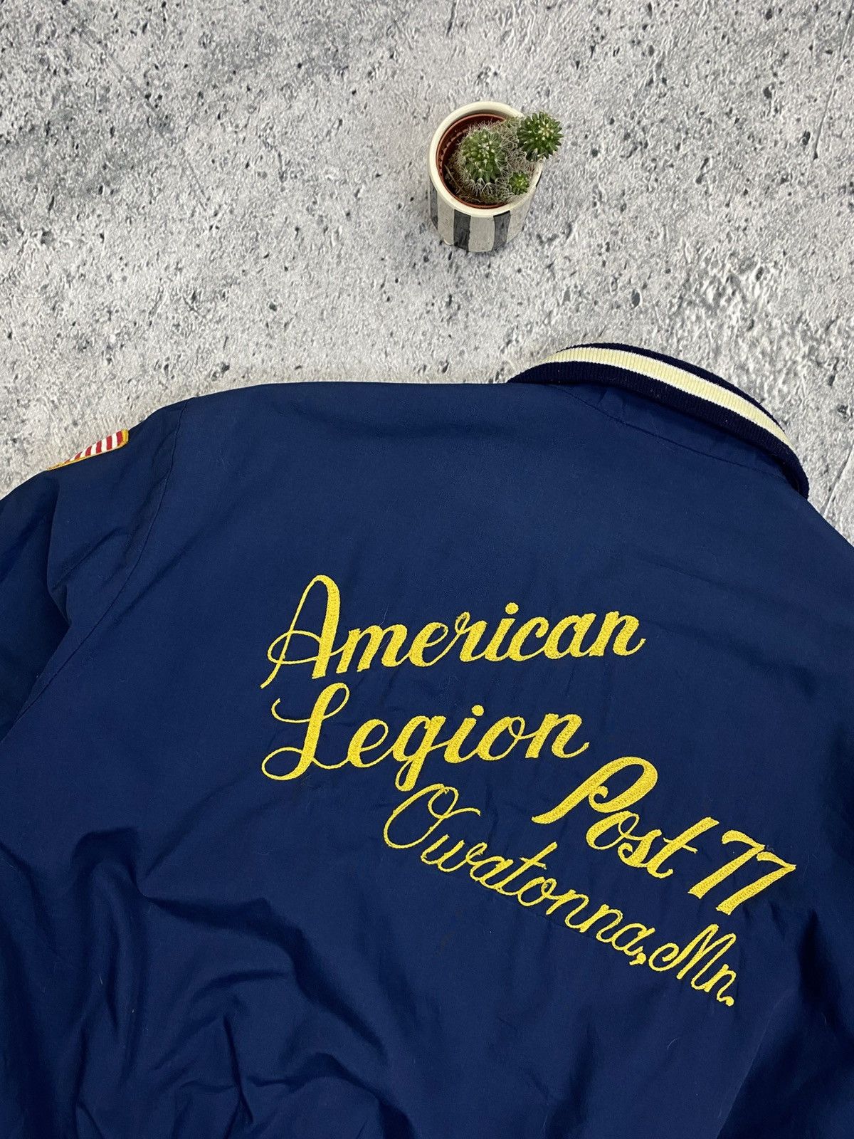 Vintage Vintage Bomber Jacket American Legion 80’ Size US XL / EU 56 / 4 - 9 Thumbnail