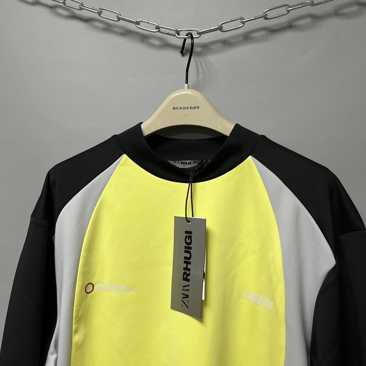 Rhude × Zara RHUDE x Zara NEW Colourblock T-shirt Long sleeve RHUIGI XL Size US XL / EU 56 / 4 - 4 Thumbnail
