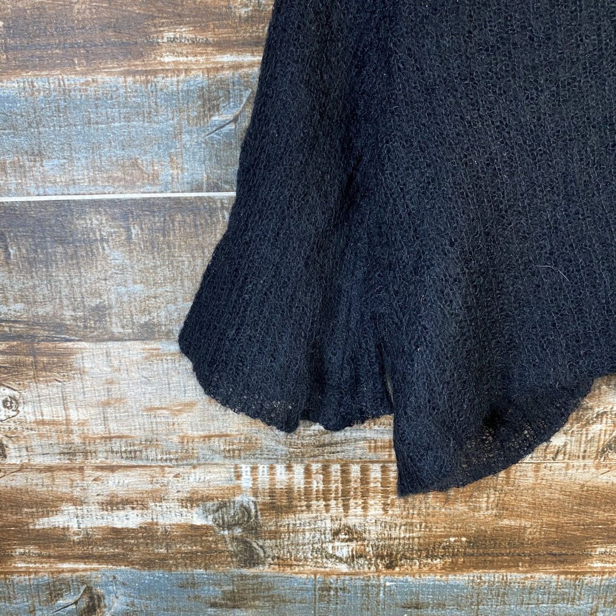 Barneys New York DL Baneys New York Black mohair Cardigan Knitwear #C908 Size S / US 4 / IT 40 - 15 Thumbnail