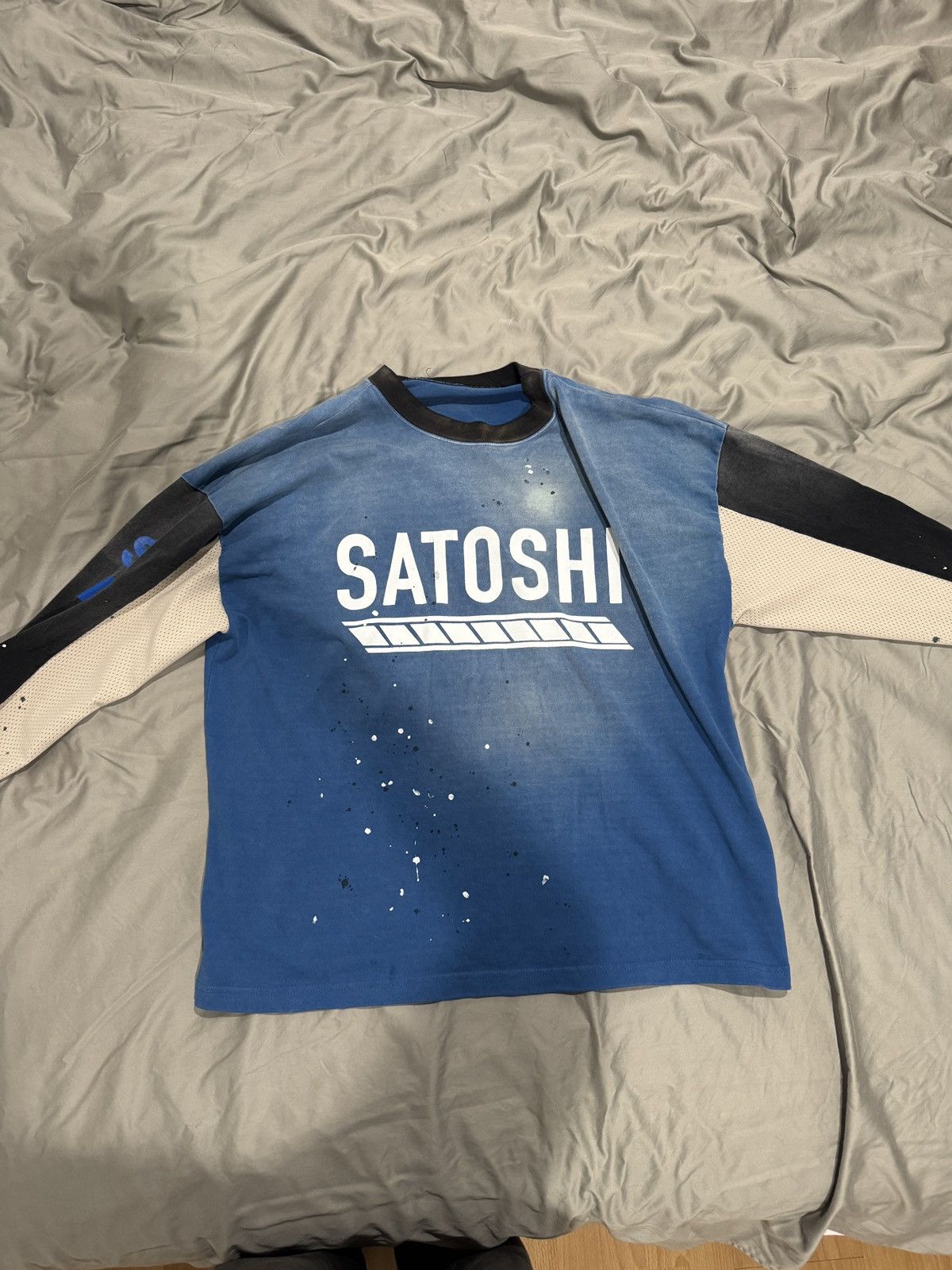Satoshi Nakamoto Satoshi blue sweater Size US L / EU 52-54 / 3 - 1 Thumbnail