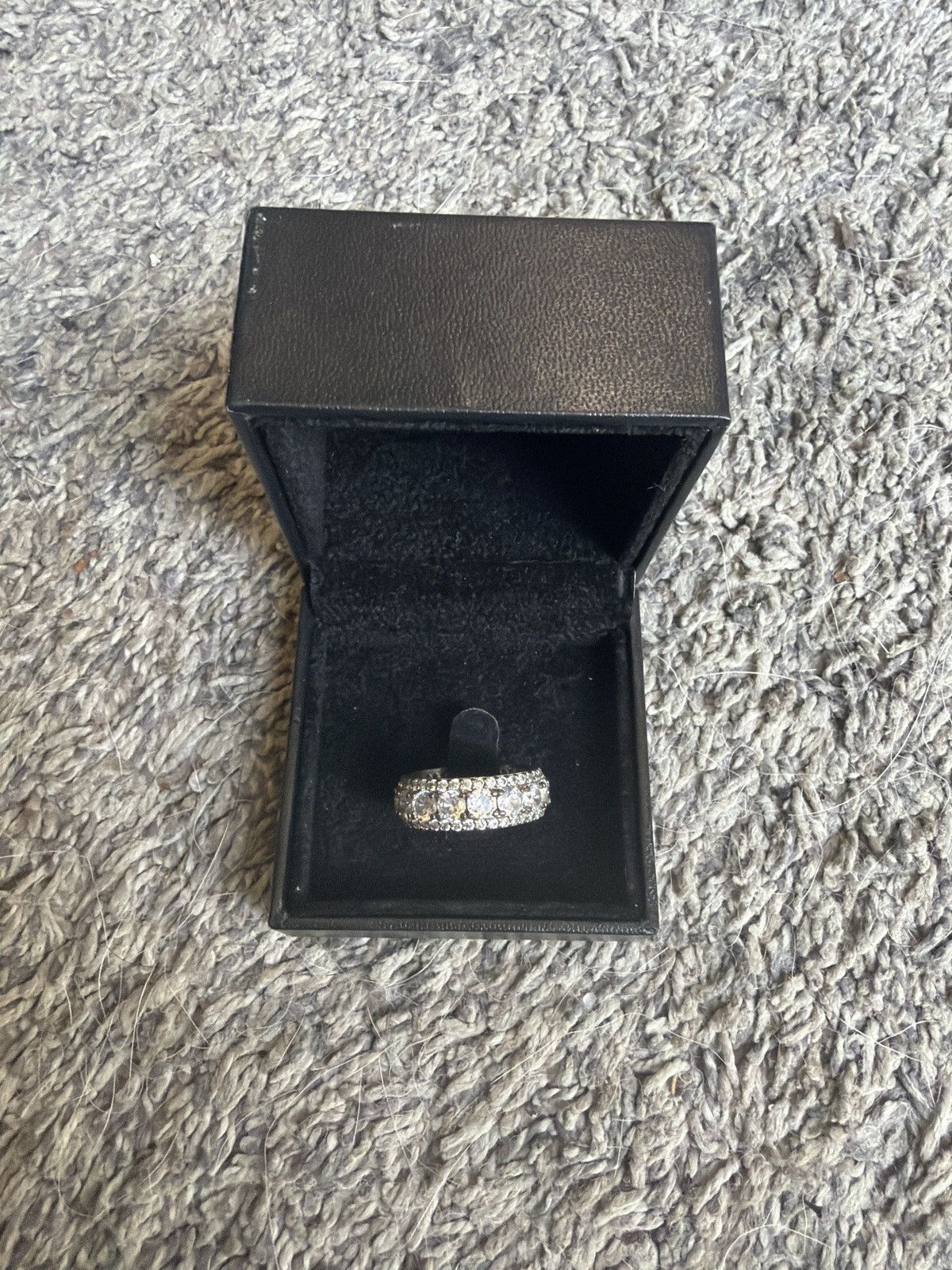 The Gold Gods The Gold Gods Diamond King White Gold Eternity Ring Size ONE SIZE - 1 Thumbnail