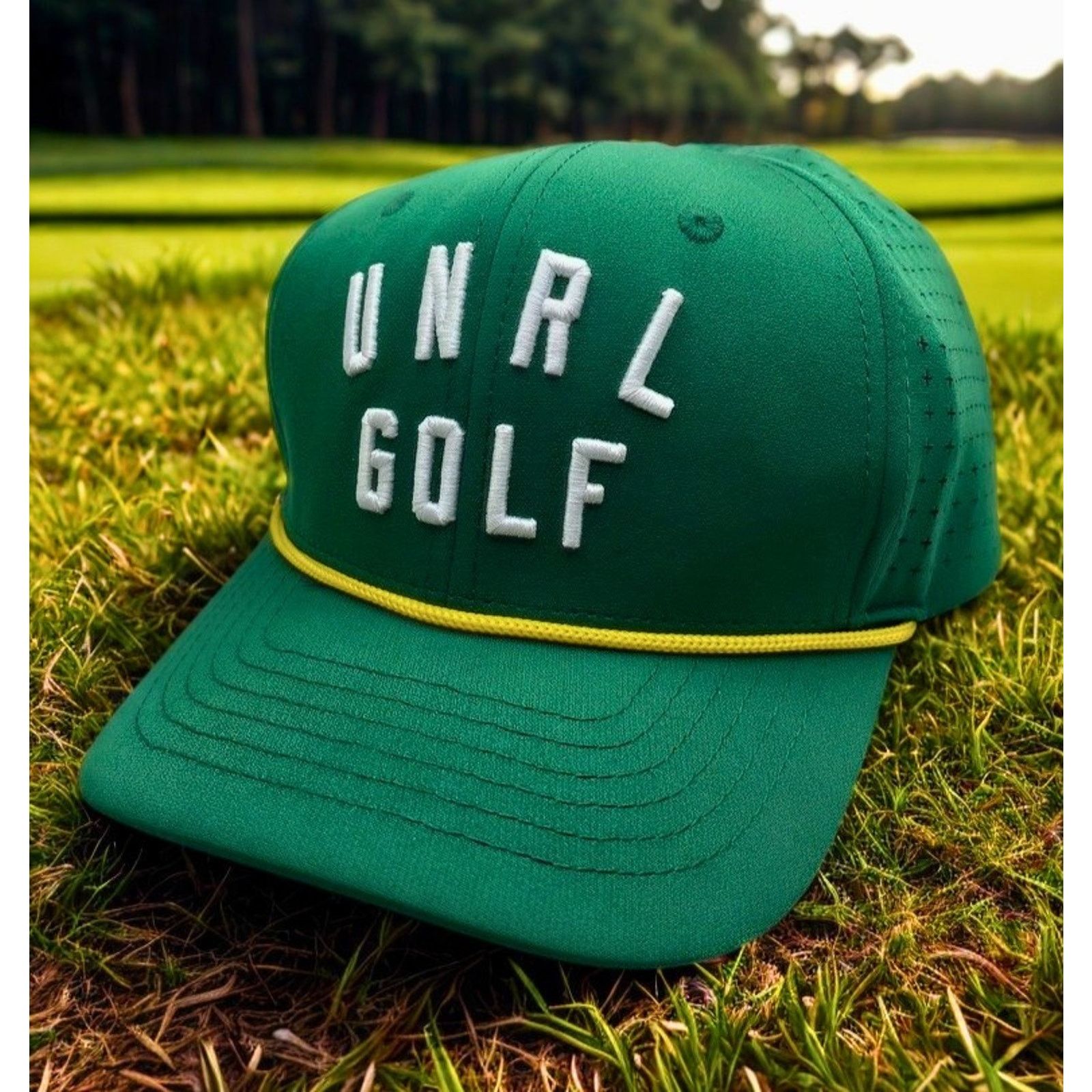 Other UNRL Golf Vintage Rope Snapback Hat Green Adjustable NWOT Size ONE SIZE - 8 Thumbnail