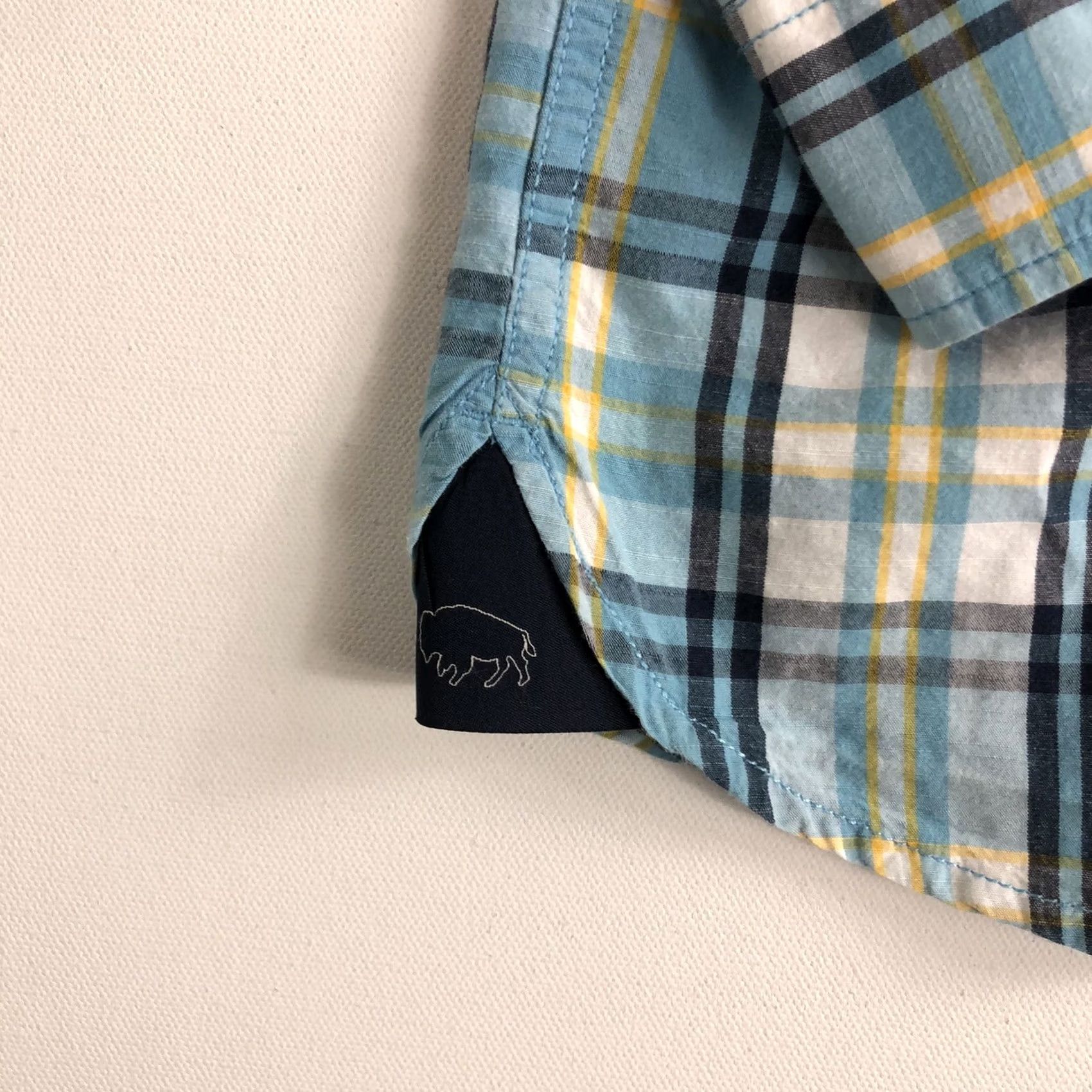 Buffalo David Bitton VINTAGE Buffalo David Bitton Plaid Blue Shirt XL Western Pearl Snap R3 Men Regular Button-Up Long Sleeve Cotton Blue"} Size US XL / EU 56 / 4 - 4 Thumbnail