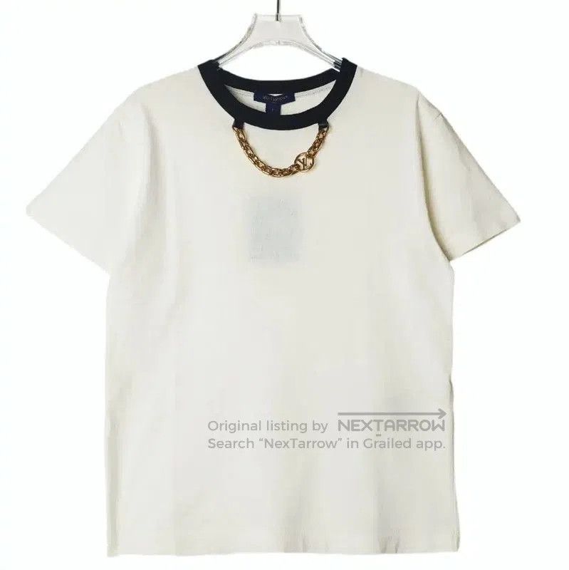 Louis Vuitton Louis Vuitton Women's White Cotton T. Size S / US 4 / IT 40 - 1 Thumbnail
