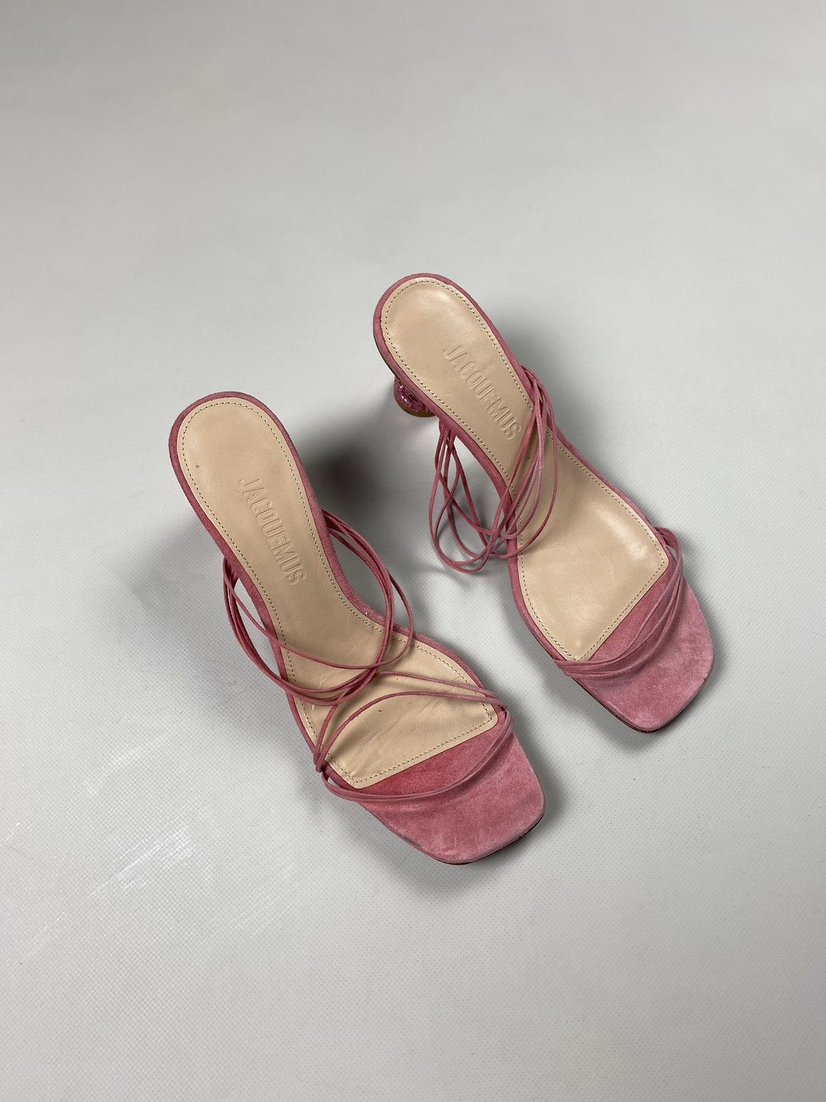 Jacquemus Jacquemus ladies suede strappy heels size 39 Size US 9 / IT 39 - 2 Thumbnail